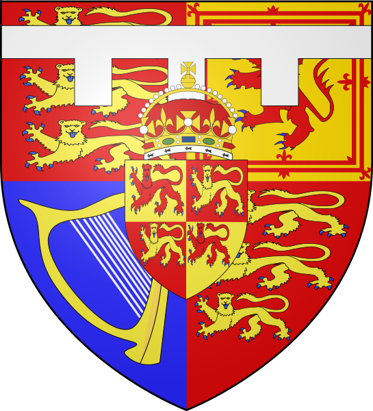 the full coat of arms of hrh prince williams of wales. The Prince of Wales Coat of